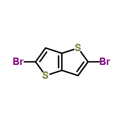 2,5-二溴噻吩[3,2-b]噻吩结构式