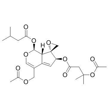乙酰缬草三酯结构式