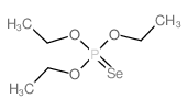 Phosphoroselenoic acid,O,O,O-triethyl ester Structure