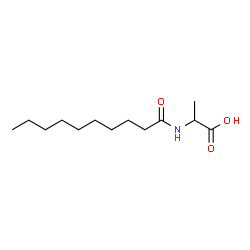 2-(decanamido)propanoic acid结构式