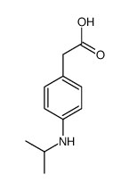 2-[4-(propan-2-ylamino)phenyl]acetic acid Structure