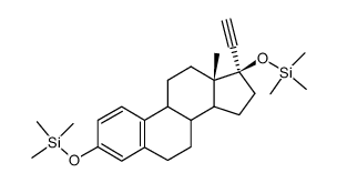 (17R)-3,17-Bis(trimethylsiloxy)-19-norpregna-1,3,5(10)-trien-20-yne structure