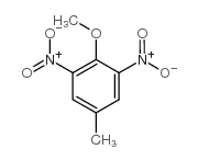 2,6-Dinitro-4-methyl anisole Structure