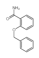 2-(苄氧基)苯甲酰胺结构式