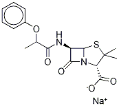 Phenethicillin sodium structure