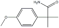 4-甲氧基-ALPHA,ALPHA-二甲基苯乙酰胺结构式