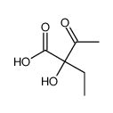 Butanoic acid, 2-ethyl-2-hydroxy-3-oxo- (9CI) structure