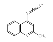 Quinoline,4-azido-2-methyl- Structure
