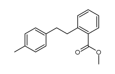 methyl 2-(4-methylphenethyl)benzoate结构式