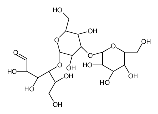 β-D-Galactopyranosyl-(1->3)-β-D-galactopyranosyl-(1->4)-D-glucose结构式