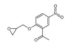 5-Nitro-2-(oxiranylmethoxy)acetophenone结构式