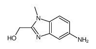 1H-Benzimidazole-2-methanol,5-amino-1-methyl-(9CI) Structure