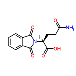 2H-Isoindole-2-aceticacid, a-(3-amino-3-oxopropyl)-1,3-dihydro-1,3-dioxo-,(aS)- Structure
