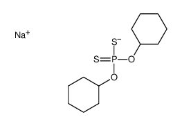 sodium O,O-dicyclohexyl dithiophosphate结构式
