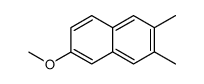 Naphthalene, 6-methoxy-2,3-dimethyl- (8CI,9CI)结构式