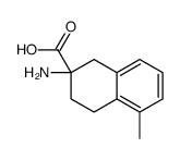 2-Naphthalenecarboxylicacid,2-amino-1,2,3,4-tetrahydro-5-methyl-(9CI)结构式