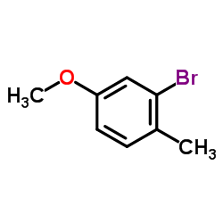 3-溴-4-甲基苯甲醚结构式