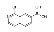 1-氯异喹啉-7-硼酸结构式