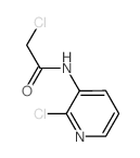 2-Chloro-N-(2-chloropyridin-3-yl)acetamide结构式