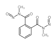 1,2-Benzenedicarboxamide,N1,N2-dimethyl-N1,N2-dinitroso- Structure