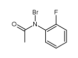 acetic acid-(N-bromo-2-fluoro-anilide) Structure
