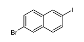 2-Bromo-6-iodonaphthalene structure