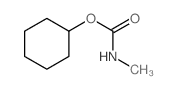 cyclohexyl N-methylcarbamate结构式