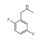 Benzenemethanamine, 2,5-difluoro-N-methyl- (9CI)结构式
