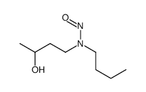 N-butyl-N-(3-hydroxybutyl)nitrous amide Structure