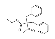 ethyl 2,2-dibenzyl-3-oxobutanoate Structure