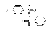 N-[chloro-(4-chlorophenyl)-oxo-λ6-sulfanylidene]benzenesulfonamide结构式