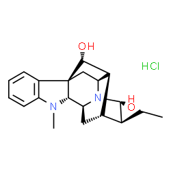 ajmalan-17(R),21α-diol hydrochloride structure