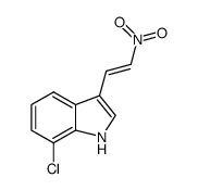 3-(2-nitrovinyl)-7-chloro-1H-indole结构式