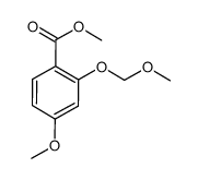 2-(methoxymethoxy)-4-(methoxy)benzoic acid methyl ester结构式
