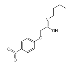 N-butyl-2-(4-nitrophenoxy)acetamide Structure