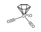 benzene chromium tricarbonyl ion结构式