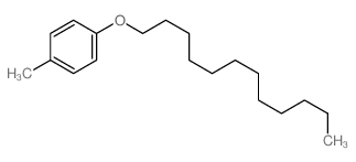 1-(4-methylphenoxy)dodecane结构式