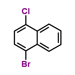 1-氯-4-溴萘结构式