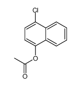 4-Chloro-1-naphthol acetate Structure