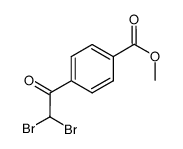 methyl 4-(dibromoacetyl)benzoate结构式
