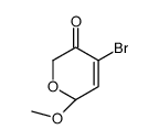 (2R)-4-bromo-2-methoxy-2H-pyran-5-one Structure