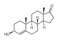 (3beta)-3-羟基雄甾-4-烯-17-酮结构式