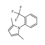2,5-dimethyl-1-(2-(trifluoromethyl)phenyl)-1H-pyrrole Structure