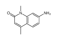 2(1H)-Quinolinone,7-amino-1,4-dimethyl-(9CI) Structure