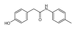 2-(4-hydroxyphenyl)-N-(4-methylphenyl)acetamide Structure