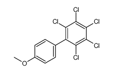 1,2,3,4,5-pentachloro-6-(4-methoxyphenyl)benzene Structure