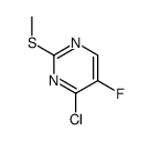 4-chloro-5-fluoro-2-(methylsulfanyl)pyrimidine Structure