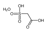 2-sulfoacetic acid,hydrate Structure