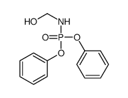 (diphenoxyphosphorylamino)methanol Structure