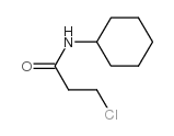 3-chloro-N-cyclohexylpropanamide结构式